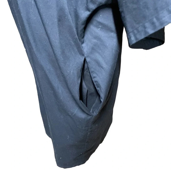 & Other Stories Dress Tunic Short Sleeve Lace-Up Neckline‎ Black Size US 10 - Picture 4 of 9